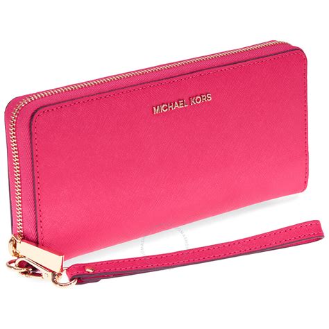 ultra pink michael kors wallet